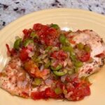 Baked Chicken with Saucy Vegetables recipe