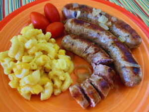 Beer-Simmered Sausages