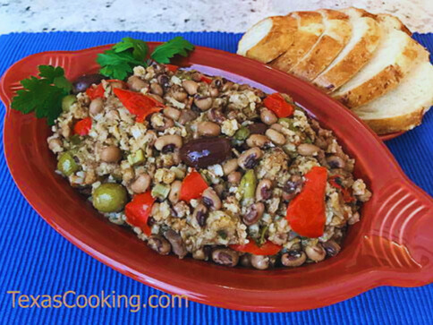 Black-Eyed Peas and Rice Casserole