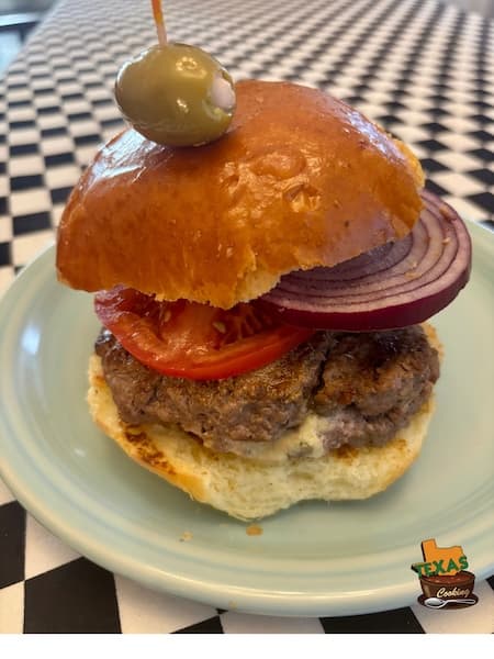 Blue Cheese Burgers recipe