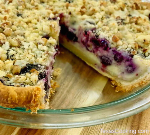 Blueberry Cream Pie