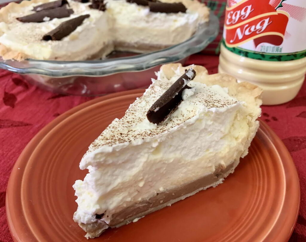 Chocolate Eggnog Pie