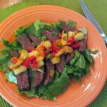 Flank Steak with Pineapple Salsa