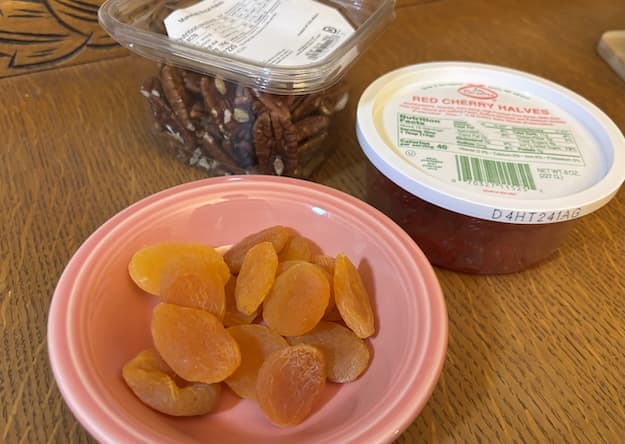 Western Fruitcake recipe ingredients