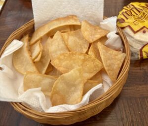 Fried tortilla chips