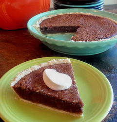 Chocolate Bourbon Pie