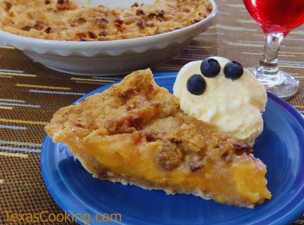 Peach Praline Pie