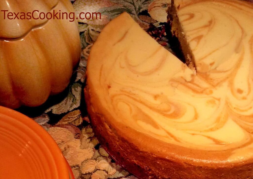 Pumpkin Marble Cheesecake
