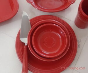 Scarlet Fiesta DInnerware