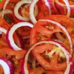 Sliced Tomato and Onion Salad