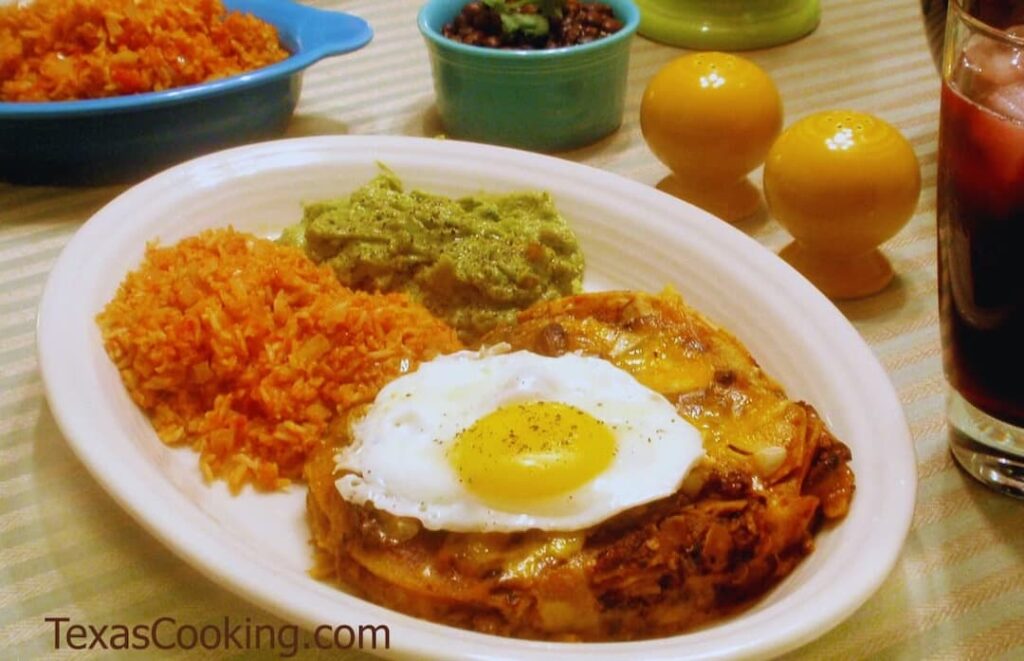 West Texas Stacked Enchiladas