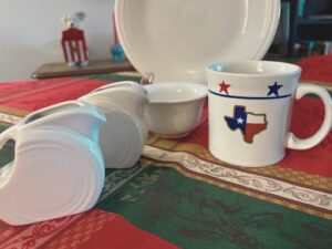 White Fiesta Dinnerware