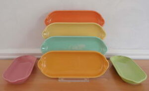 Fiestaware Relish Trays