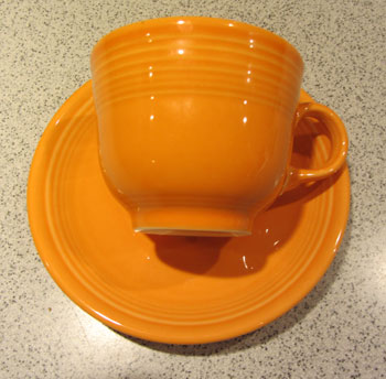 Fiestaware Cup and Saucer