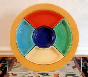 Vintage Fiesta Relish Tray