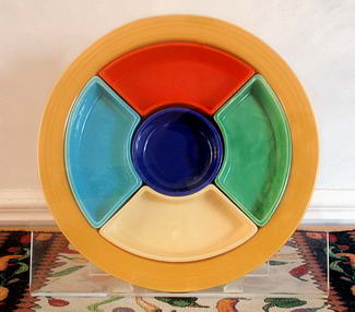 Vintage Fiesta Relish Tray