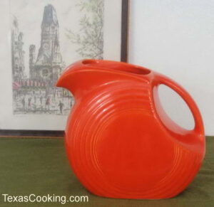 Vintage Red Fiesta Pitcher