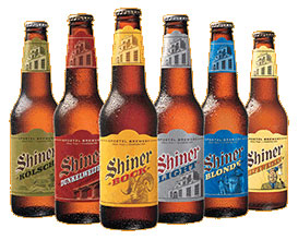 Shiner beer family bottles
