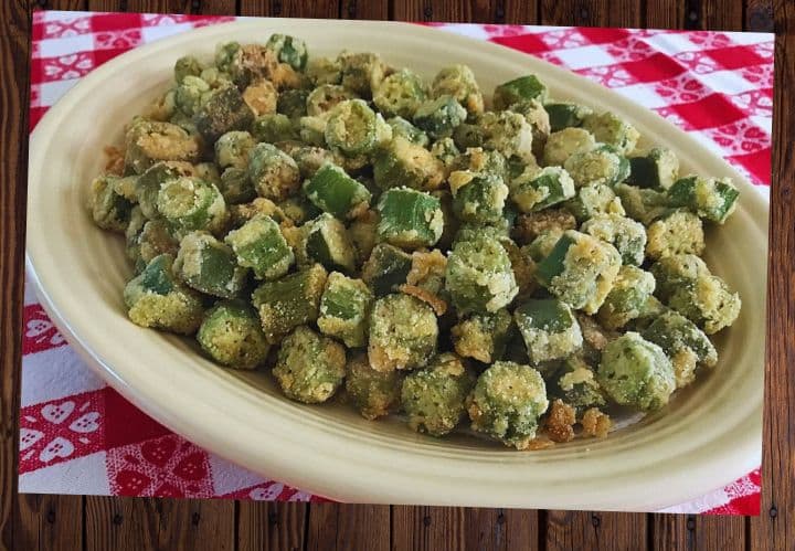 Vegetables and Sides on Texas Cooking, Fried Okra